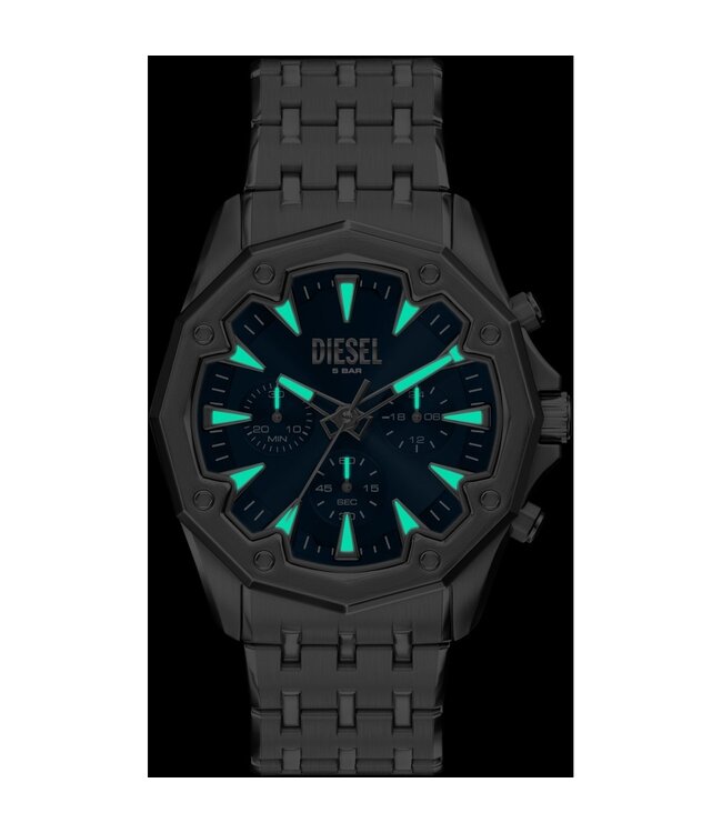 Diesel Stinger DZ4706 Chronograph Silber Herrenuhr