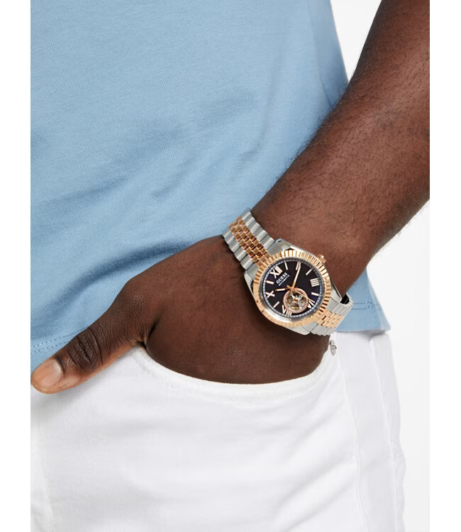 Guess  Connoisseur GW0984G5 Automatik Blau Herrenuhr