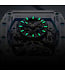 Bonest Gatti  BG9960-A1 K9 Crystal Skeleton Automatik Schwarz Herrenuhr