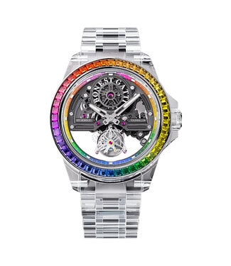 Bonest Gatti  BG7007-G1 K9 Crystal Tourbillon Automatik Transparent Herrenuhr
