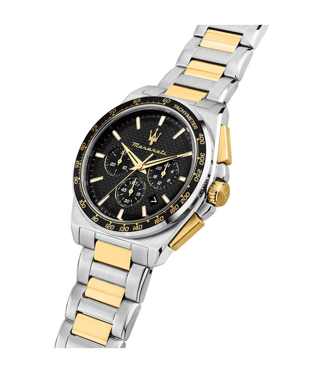 Maserati  Velocita Chronograph R8873652003 Bicolor/Schwarz Herrenuhr