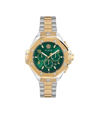 Philipp Plein  Royal Chronograph PWPRA0324 Bicolor/Grün Herrenuhr