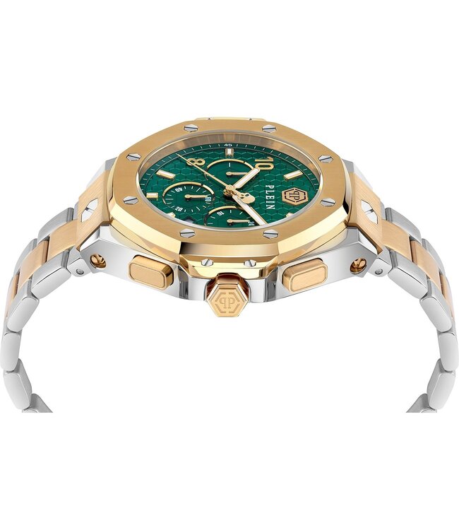 Philipp Plein   Royal Chronograph PWPRA0324 Bicolor/Grün Herrenuhr
