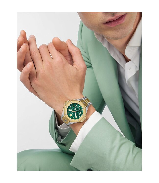 Philipp Plein   Royal Chronograph PWPRA0324 Bicolor/Grün Herrenuhr