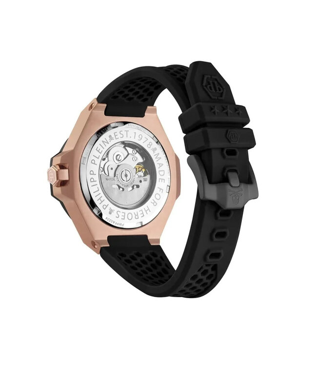 Philipp Plein   $keleton Royal PWPFA0224 Rosé-Gold/Schwarz Herrenuhr