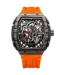 Mark Fairwhale TONNEVAR FW-6660 Tonneau Skeleton Automatik Schwarz/Orange Herrenuhr