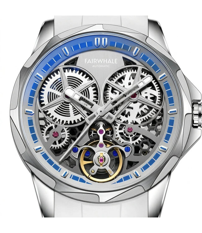 Mark Fairwhale RYVEX FW-6030 Sport Automatik Weiss Herrenuhr
