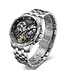 Mark Fairwhale TURVEX FW-6030 Skeleton Automatik Silber/Schwarz Herrenuhr
