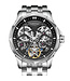 Mark Fairwhale TURVEX FW-6030 Skeleton Automatik Silber/Schwarz Herrenuhr