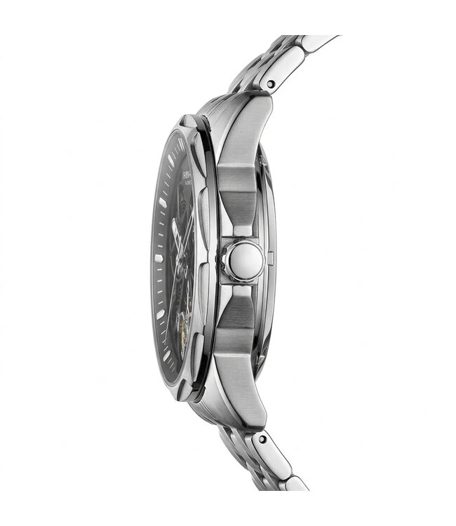 Mark Fairwhale TURVEX FW-6030 Skeleton Automatik Silber/Schwarz Herrenuhr