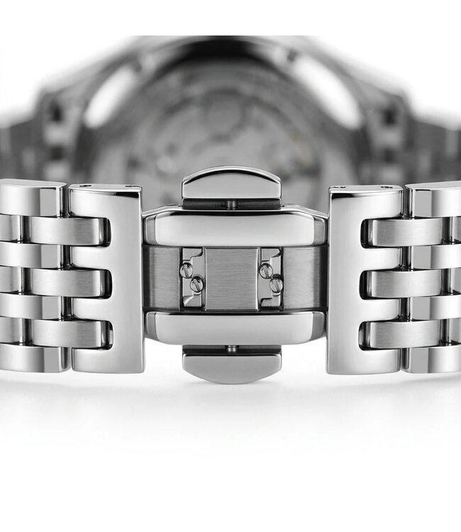 Mark Fairwhale  NOCTARA FW-6100 Moon Phase Automatik Silber Herrenuhr
