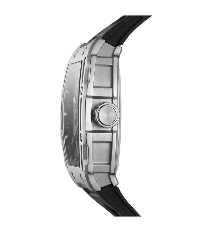 Mark Fairwhale TONNEXOR FW-6650 Tonneau Skeleton Automatik Silber/Schwarz Herrenuhr