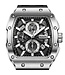 Mark Fairwhale  BARONIX FW-5960 Tonneau Chronograph Silber Herrenuhr