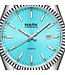 Mark Fairwhale  VELUXOR FW-5017 Quarz Datum Silber/Türkis Herrenuhr