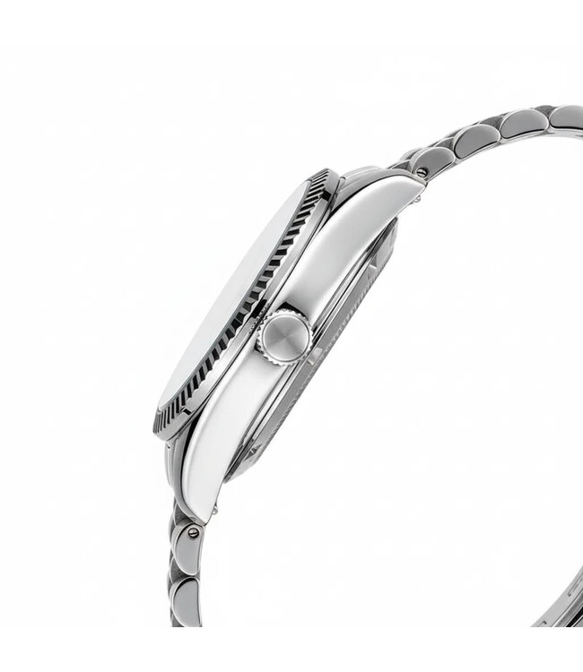 Mark Fairwhale  VELUXOR FW-5017 Quarz Datum Silber/Türkis Herrenuhr