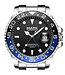 Mark Fairwhale VELTORIS FW-5140 Quarz Datum Silber/Schwarz/Blau Herrenuhr