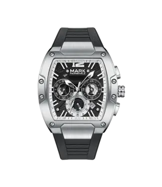 Mark Fairwhale TONNERIX FW-5950 Tonneau Chronograph Silber/Schwarz Herrenuhr