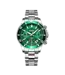 Mark Fairwhale  SPORTRIX FW-5770 Sport Quarz Silber/Grün Herrenuhr