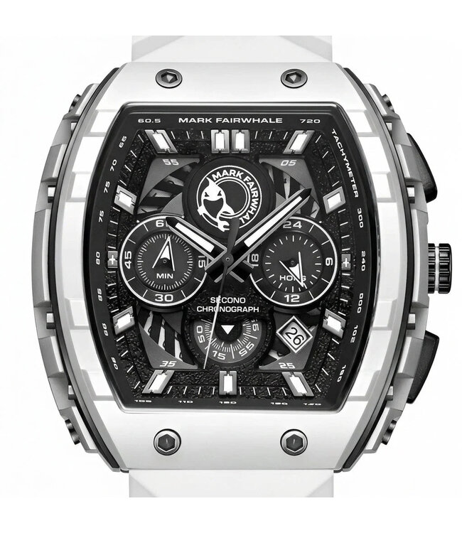 Mark Fairwhale  BOLTRON FW-5670 Chronograph Weiss Herrenuhr