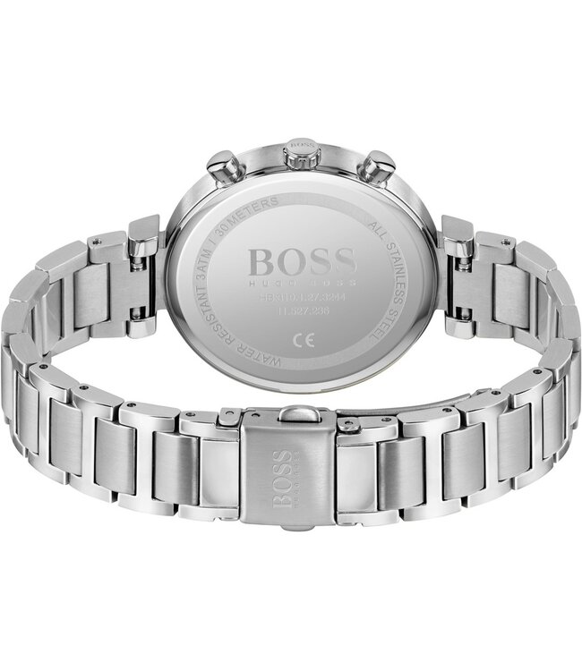 Hugo Boss  Flawless 1502530 Quarz Chronograph Silber Damenuhr