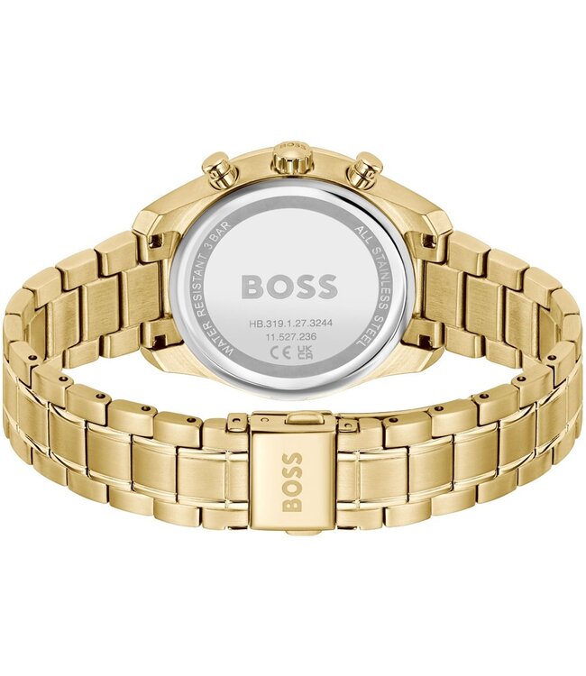 Hugo Boss   Grand Tour 1502768 Quarz Multifunction Gold Damenuhr