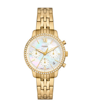 Fossil Neutra Chronograph ES5358 Gold/Perlmutt Damenuhr