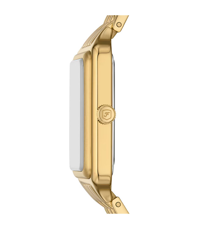 Fossil Raquel ES5341 Quarz Datum Gold/Malachit Damenuhr