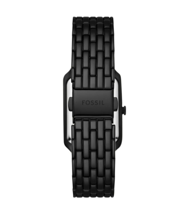 Fossil Raquel ES5340 Quarz Datum Schwarz/Abalone Damenuhr
