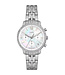 Fossil  Neutra Chronograph ES5357 Silber/Perlmutt Kristall Damenuhr