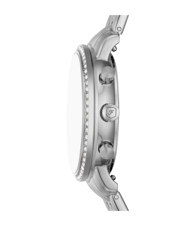 Fossil  Neutra Chronograph ES5357 Silber/Perlmutt Kristall Damenuhr
