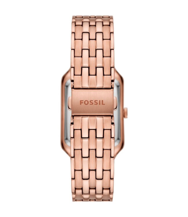 Fossil Raquel ES5323 Quarz Datum Rosé-Gold/Braun Damenuhr