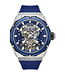Police Dayton PEWGR0082304 Automatik Blau/Silber Herrenuhr