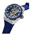 Police Dayton PEWGR0082304 Automatik Blau/Silber Herrenuhr