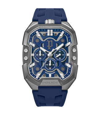 Police Bullhead PEWGO0092205 Chronograph Blau/Grau Herrenuhr
