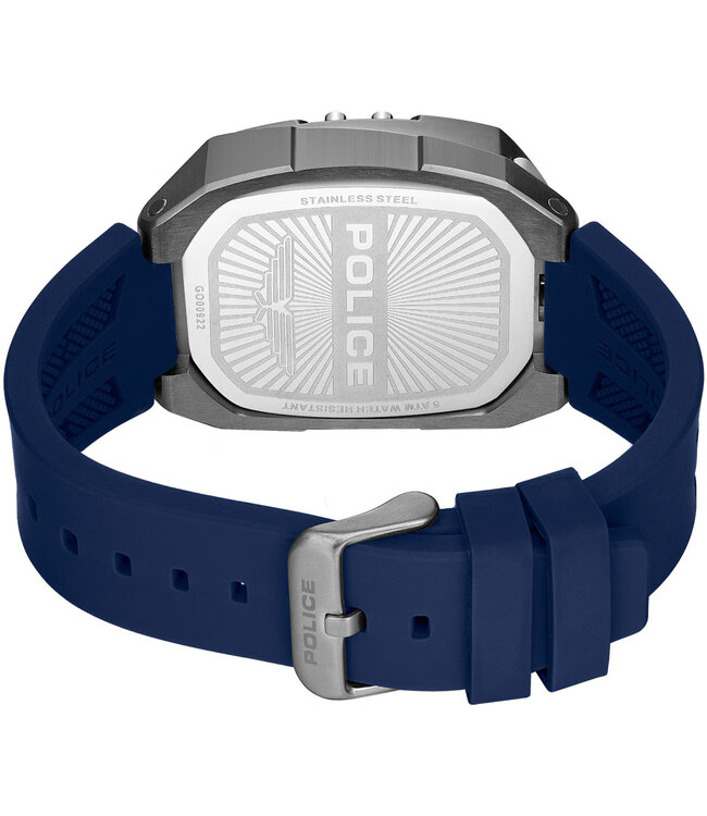 Police Bullhead PEWGO0092205 Chronograph Blau/Grau Herrenuhr