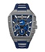 Police Tough Gear PEWGQ0056806 Multifunction Silber/Rot Herrenuhr