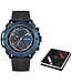 Police Clout Orb PEWGO00777X0 Chronograph Schwarz/Blau Herrenuhr Set