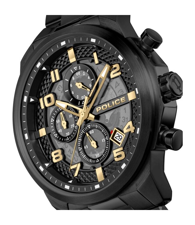 Police Soul PEWGK0053902-SET Multifunction Schwarz Herrenuhr Set
