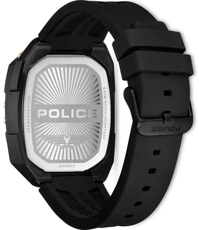 Police Bullhead PEWGO0092204-SET Chronograph Schwarz/Gold Herrenuhr Set