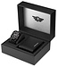 Police Bullhead PEWGO0092204-SET Chronograph Schwarz/Gold Herrenuhr Set