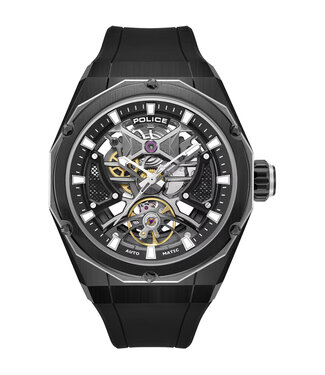 Police Dayton PEWGR0082301 Automatik Grau/Silber Herrenuhr