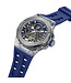 Police Cyclone PEWGR0082204 Automatik Silber/Blau Herrenuhr