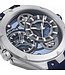 Police Scepter PEWGM0081703 Dual Display Silber/Blau Herrenuhr