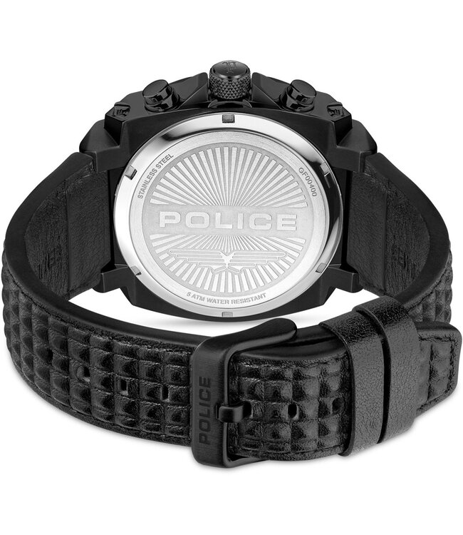 Police Norwood PEWGF0040001 Multifunction Schwarz Herrenuhr
