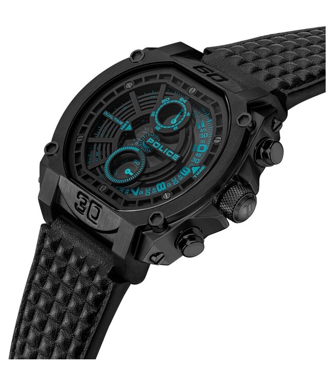 Police Norwood PEWGF0040001 Multifunction Schwarz Herrenuhr