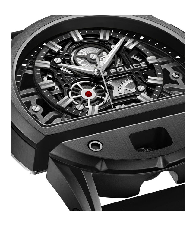 Police Daintree 2.0 PEWGM0081507 Quarz Silber/Schwarz Herrenuhr