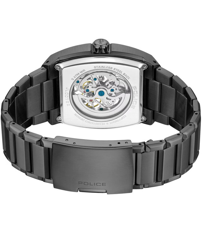 Police  Skeletor PEWJL0072201 Automatik Schwarz/Rosé-Gold Herrenuhr
