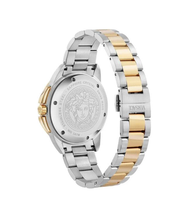 Versace  V-Sport Chronograph VEKIA0525 Bicolor/Silber Herrenuhr