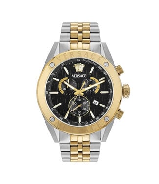 Versace  Athletics Chrono VEKJA0525 Swiss Made Bicolor/Schwarz Herrenuhr