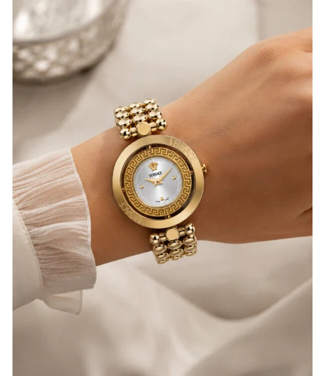 Versace   Eon Restyling VEHFA0625 Quarz Gold/Silber Damenuhr